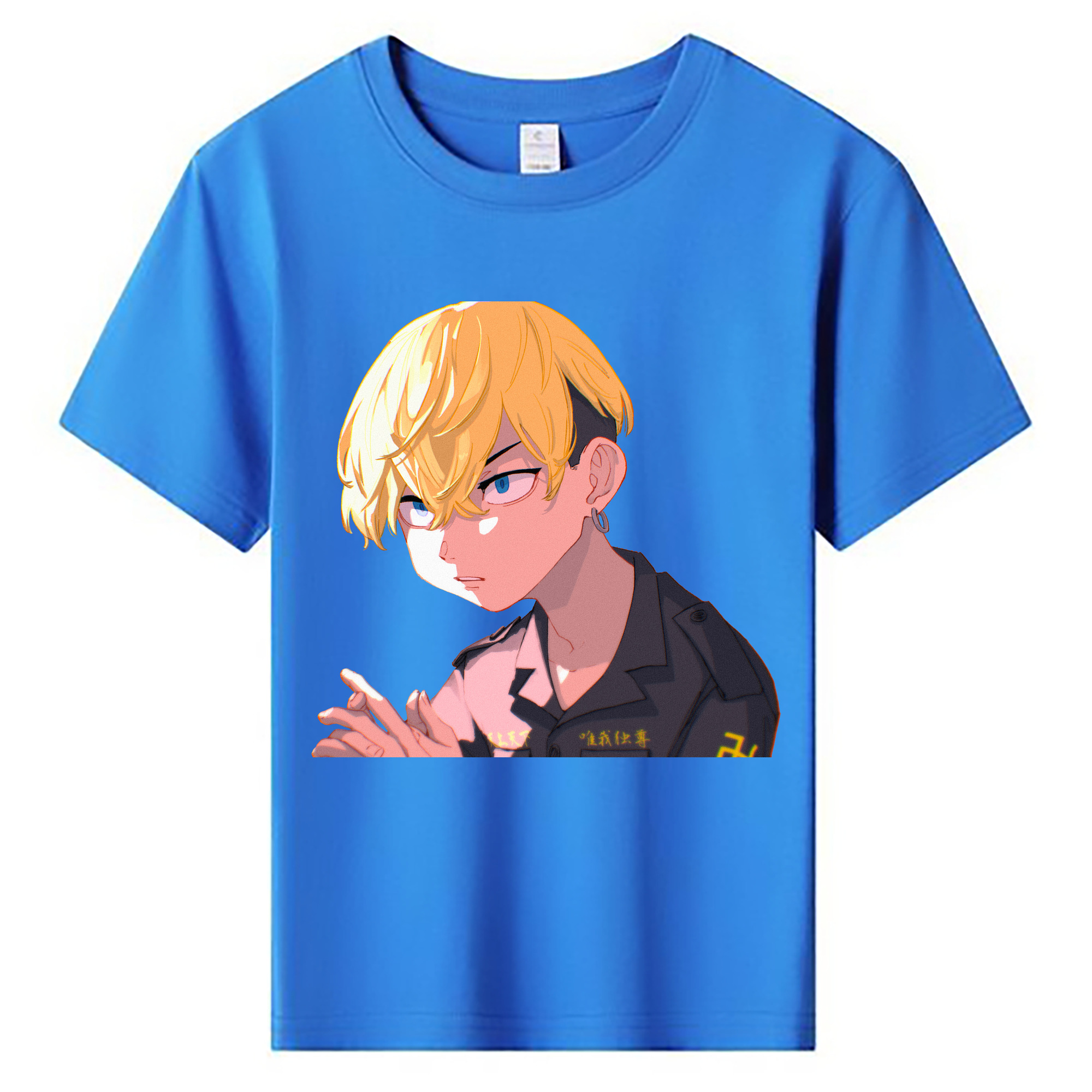 （画像用） 東京リベンジャーズ Tokyo Revengers 綿100％キッズTシャツ（フロントプリント）